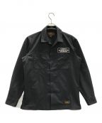 NEIGHBORHOODネイバーフッド）の古着「シャツ　CLASSIC WORK/EC-SHIRT.LS（クラシックワーク/EC-シャツ.LS）」｜ブラック