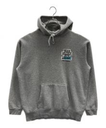 THE BLACK EYE PATCH×WILYWNKA（ブラックアイパッチ×ウィリーウォンカ）の古着「パーカー WILYWNKA PAUSE TOUR 2019 HOODIE（ウィリーウォンカ ポーズ ツアー 2019 フーディ）」｜グレー