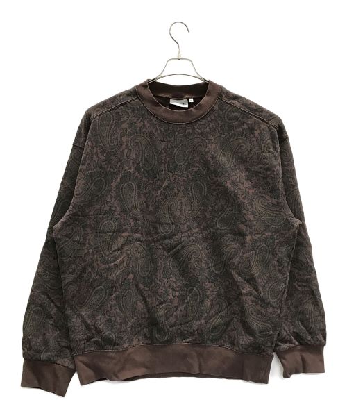 CarHartt（カーハート）CarHartt (カーハート) 裏起毛スウェット　PAISLEY SWEATSHIRT（ペイズリースウェットシャツ） マルチカラー サイズ:XLの古着・服飾アイテム