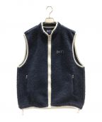 BoTTボット）の古着「Full Zip Fleece Vest（フル ジップ フリース ベスト）」｜ブルー