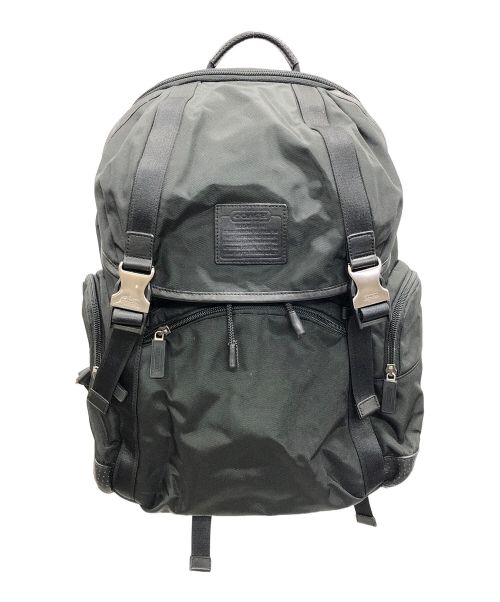 COACH（コーチ）COACH (コーチ) リュック　Voyager Backpack (ボイジャー バックパック) ブラック サイズ:実寸サイズにてご確認ください。の古着・服飾アイテム