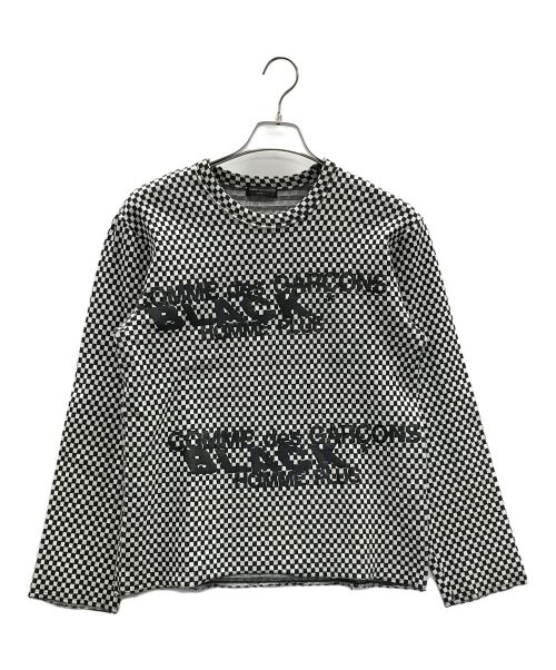 COMME des GARCONS HOMME PLUS（コムデギャルソンオムプリュス）COMME des GARCONS HOMME PLUS (コムデギャルソンオムプリュス) ニット ブラック×ホワイト サイズ:実寸サイズにてご確認くださいの古着・服飾アイテム