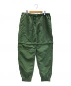 GRAMICCIグラミチ）の古着「パンツ　ZIP OFF JOGGER PANT（ジップオフジョガーパンツ）」｜グリーン