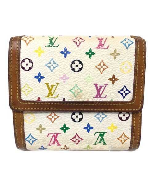 LOUIS VUITTON（ルイ ヴィトン）LOUIS VUITTON (ルイ ヴィトン) 3つ折り財布 モノグラム・マルチカラー ポルトモネビエカルトクレディ ホワイト サイズ:実寸サイズにてご確認ください。の古着・服飾アイテム