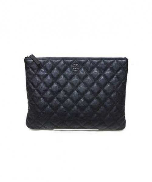 中古 古着通販 Chanel シャネル クラッチバッグ ブラック マトラッセ ブランド 古着通販 トレファク公式 Trefac Fashion