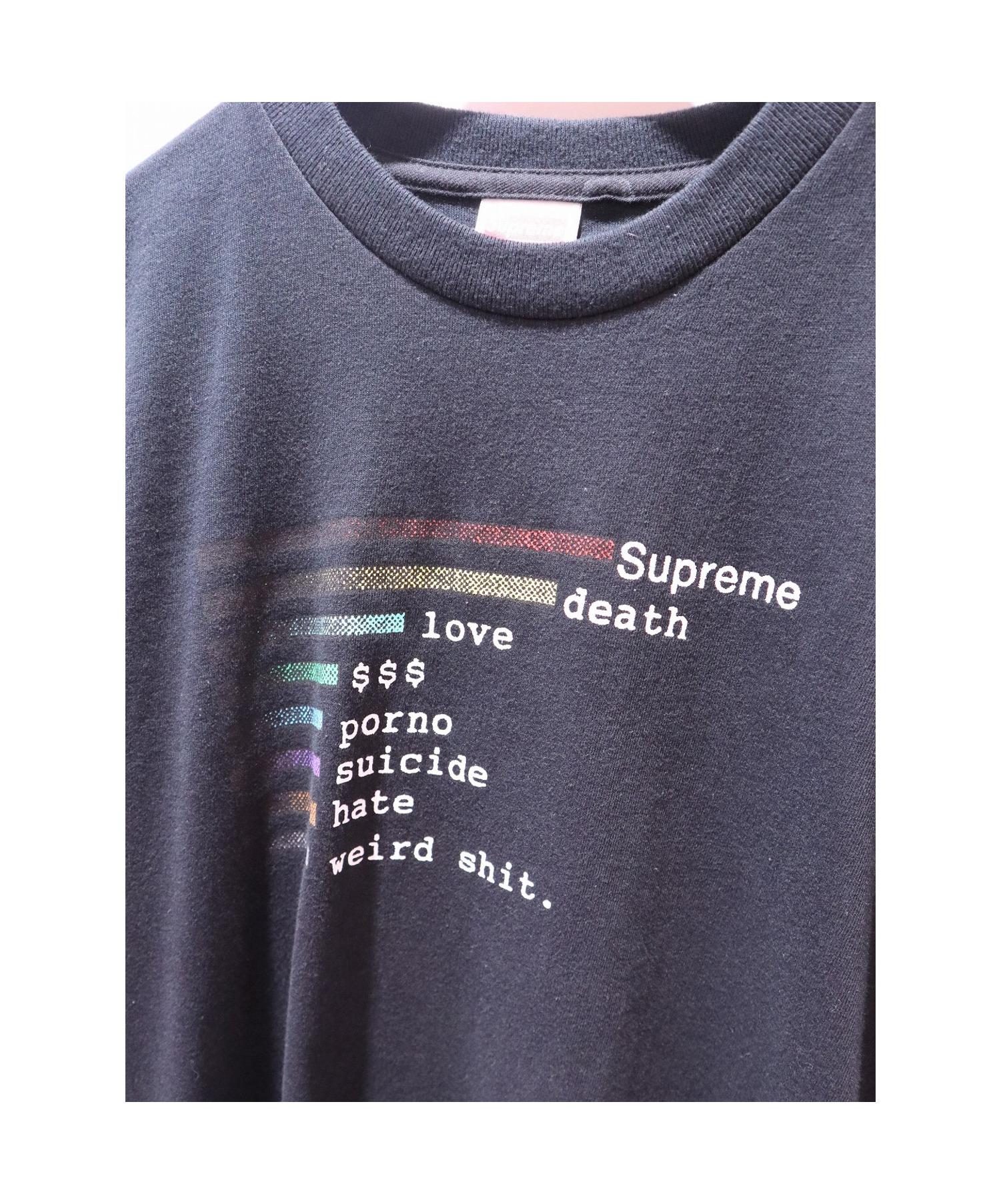 supreme love death t shirt