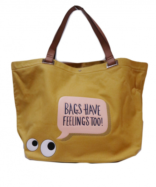 中古 古着通販 Anya Hindmarch アニヤハインドマーチ トートバッグ イエロー ブランド 古着通販 トレファク公式 Trefac Fashion