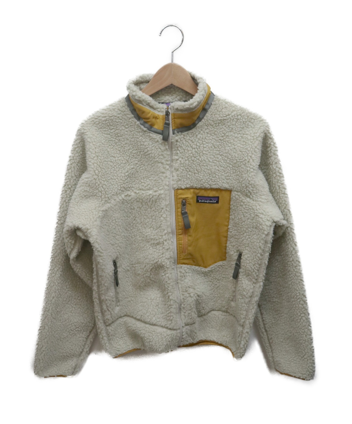 中古 古着通販 Patagonia パタゴニア クラシックレトロxジャケット イエロー アイボリー サイズ S ブランド 古着通販 トレファク公式 Trefac Fashion