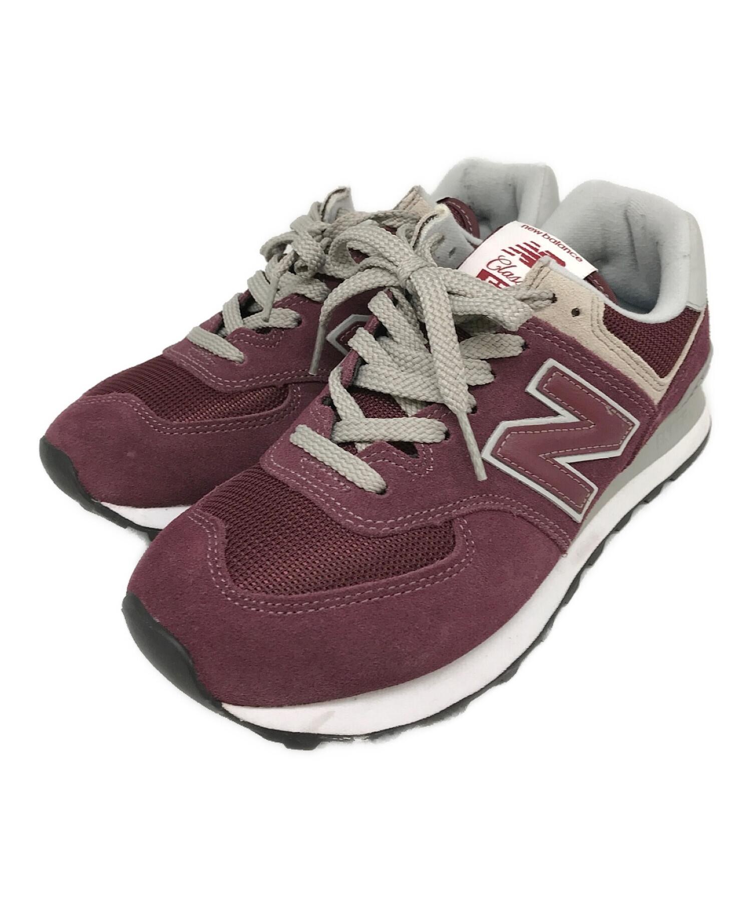 中古 古着通販 New Balance ニューバランス ローカットスニーカー ボルドー サイズ 24 5 ブランド 古着通販 トレファク公式 Trefac Fashion