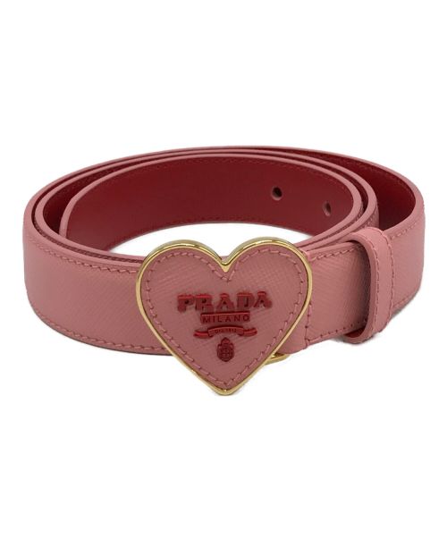 prada heart belt