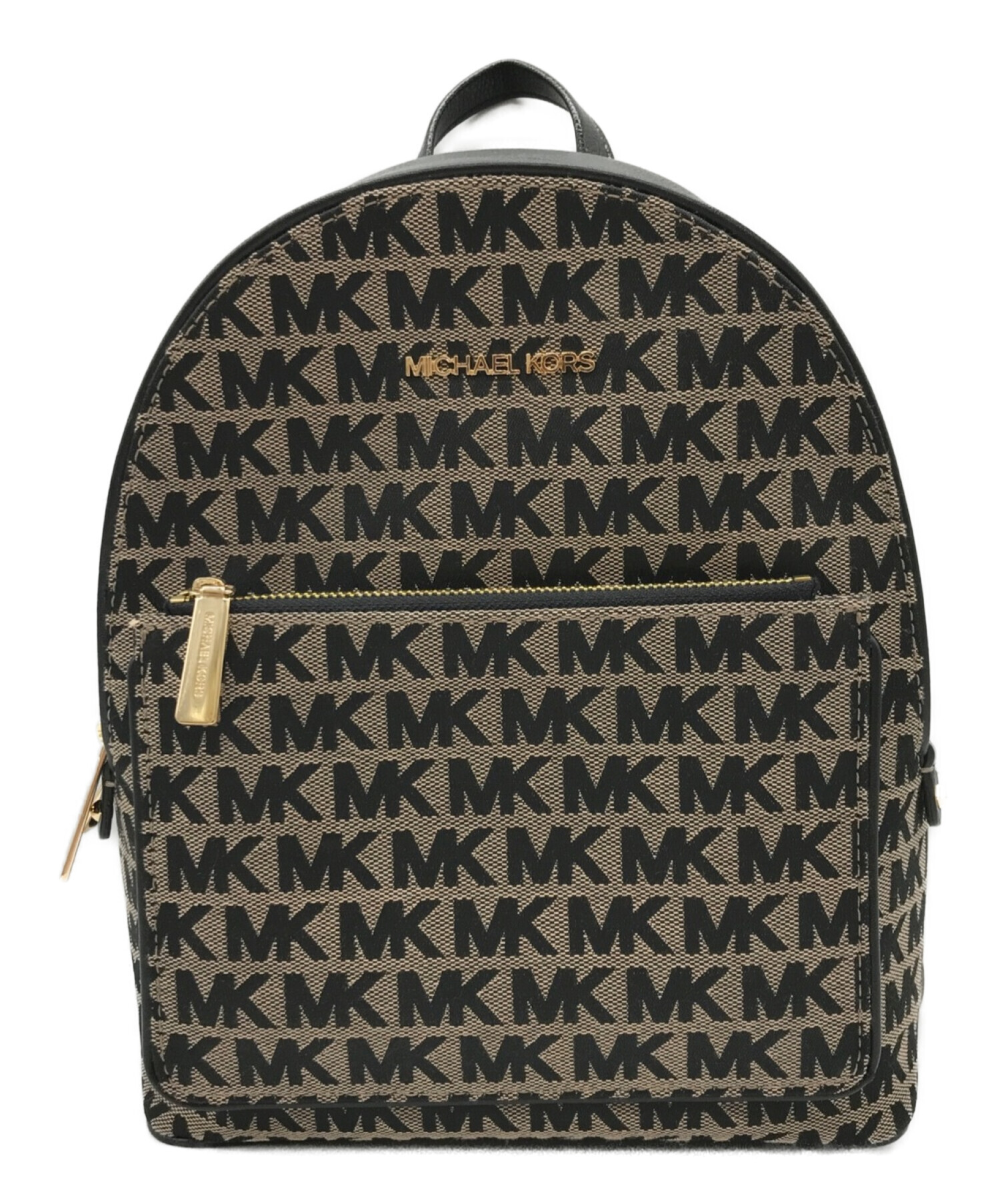 MICHAEL KORS (マイケルコース) ロゴリュック ベージュ×ブラック