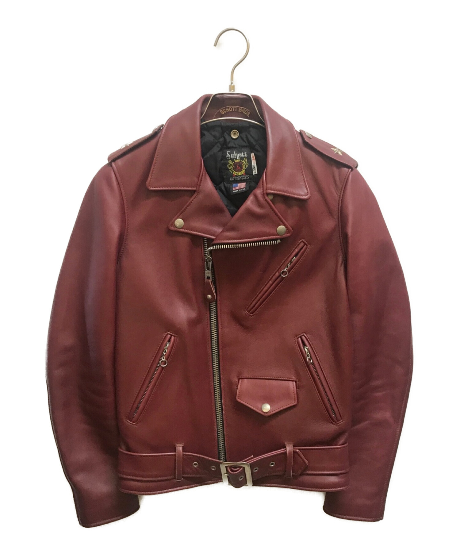 Schott COWSPRIT TRUCKER JACKET スウェード 評価が高い