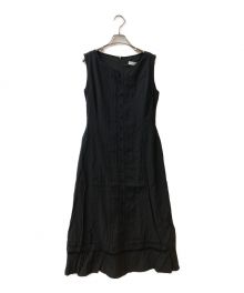 HER LIP TO（ハーリップトゥ）の古着「 Removable Collar Long Dress」｜ホワイト×ブラック