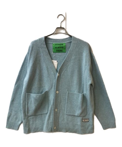 TTT MSW（ティー）TTT MSW (ティーモダンストリートウェア) New standard knit cardigan スカイブルー サイズ:L 未使用品の古着・服飾アイテム