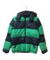 Supreme（シュプリーム）の古着「Reversible Striped Down Jacket」｜ネイビー×グリーン