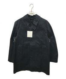 MACKINTOSH（マッキントッシュ）の古着「ダヌーンコットンリラックスフィットゴム引きコート」｜ネイビー