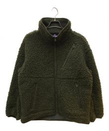 THE NORTHFACE PURPLELABEL（ザ・ノースフェイス パープルレーベル）の古着「WOOL BOA FLEECE FIELD JACKET」｜グリーン