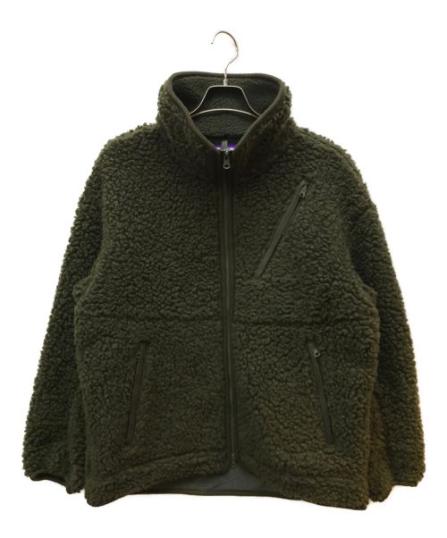 THE NORTHFACE PURPLELABEL（ザ・ノースフェイス パープルレーベル）THE NORTHFACE PURPLELABEL (ザ・ノースフェイス パープルレーベル) WOOL BOA FLEECE FIELD JACKET グリーン サイズ:Mの古着・服飾アイテム