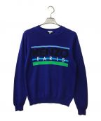 KENZOケンゾー）の古着「Logo-graphic Sweatshirt In Blue」｜ネイビー