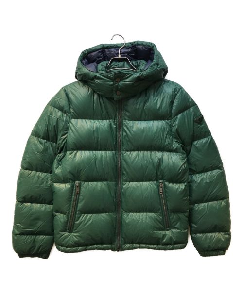 PRADA（プラダ）PRADA (プラダ) Nylon Down Puffer Jacket  グリーン サイズ:46の古着・服飾アイテム