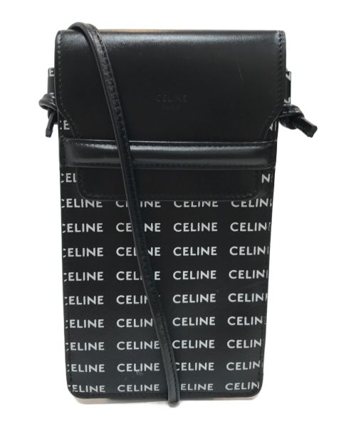 CELINE（セリーヌ）CELINE (セリーヌ) モバイルポーチ ブラックの古着・服飾アイテム