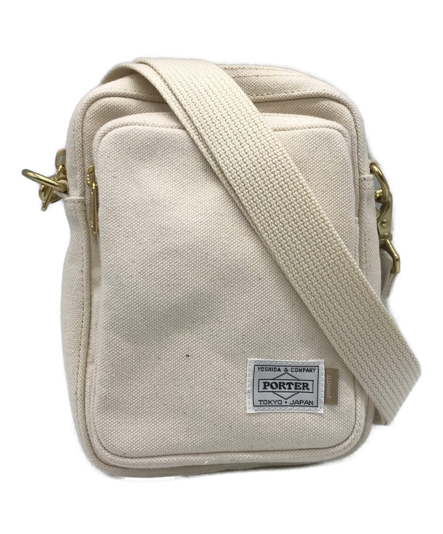 PORTER (ポーター) JJJJound (ジョウンド) PASSPORT BAG ホワイト