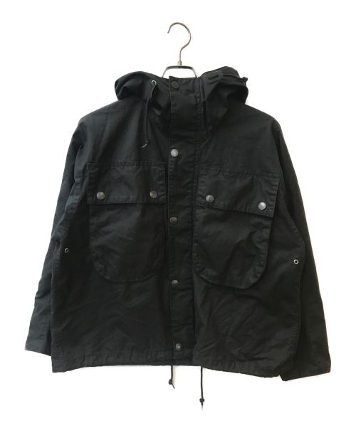 Barbour（バブアー）Barbour (バブアー) KAPTAIN SUNSHINE (キャプテンサンシャイン) フードショートパーカー ブラック サイズ:Sの古着・服飾アイテム