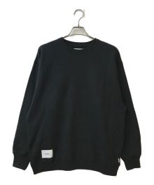 WTAPS（ダブルタップス）の古着「All 01 Cotton Sign Crewneck」｜ブラック