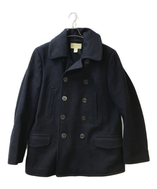 RRL（ダブルアールエル）RRL (ダブルアールエル) 13スターダブルブレストPコート ネイビー サイズ:Lの古着・服飾アイテム