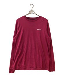 F.C.R.B.（エフシーアールビー）の古着「PIGMENT DYE L/S RELAX FIT TEE」｜ピンク