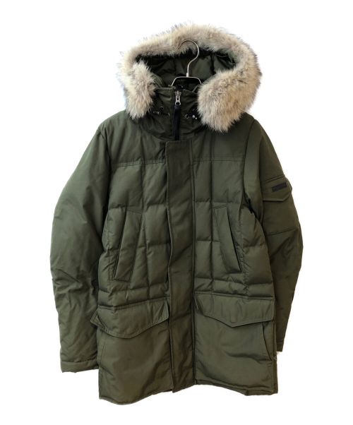 WOOLRICH（ウールリッチ）WOOLRICH (ウールリッチ) BLIZZARD PARKA グリーン サイズ:XXSの古着・服飾アイテム