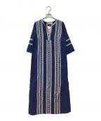 BEAMSビームス）の古着「ELINA LEBESSI / Mersini Dress」｜ブルー