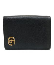 GUCCI（グッチ）の古着「GGマーモントカードケース」｜ブラック