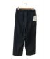 MARKAWARE (マーカウェア) CLASSIC FIT TROUSERS ORGANIC WOOL JAPAN FLANNEL ブラック サイズ:3：12800円