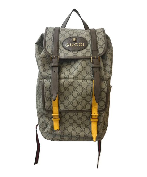 GUCCI（グッチ）GUCCI (グッチ) シェリーライン タイガー バックパック ブラウンの古着・服飾アイテム