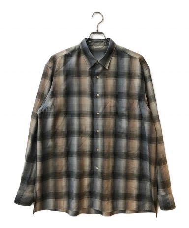 中古・古着通販】AURALEE (オーラリー) SUPER LIGHT WOOL CHECK SHIRTS