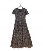 MARIHAマリハ）の古着「マドモアゼルのドレス（SS）」｜フラワーフロー/ブラック
