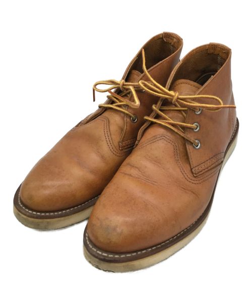 RED WING（レッドウィング）RED WING (レッドウィング) ワークチャッカブーツ ブラウン サイズ:27の古着・服飾アイテム