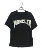 MONCLERモンクレール）の古着「ワッペン付きロゴＴシャツ」｜ブラック