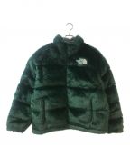 SUPREME×THE NORTH FACEシュプリーム×ザ ノース フェイス）の古着「FUR NUPTSE JACKET」｜グリーン