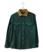 WOOLRICH×Aime Leon Doreウールリッチ×エメレオンドレ）の古着「ウールシャツ」｜グリーン