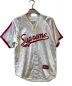 Supreme（シュプリーム）の古着「Satin Baseball Jersey」｜ホワイト