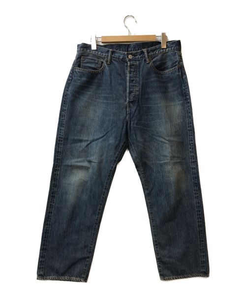 A.PRESSE（アプレッセ）A.PRESSE (アプレッセ) Washed Denim Wide Pants インディゴ サイズ:W34の古着・服飾アイテム