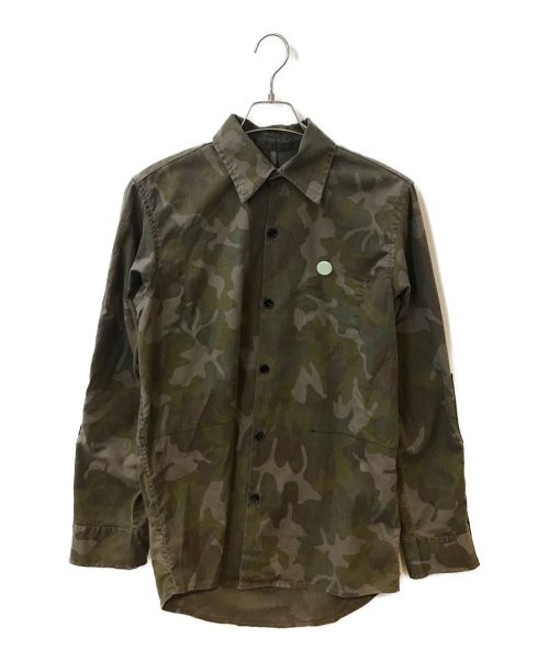 OAMC（オーエーエムシー）OAMC (オーエーエムシー) RE:WORK ROMANIAN SHIRT ブラウン サイズ:Mの古着・服飾アイテム