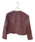 theory (セオリー) Basket Tweed Cropped Crew JKT レッド サイズ:2：9800円