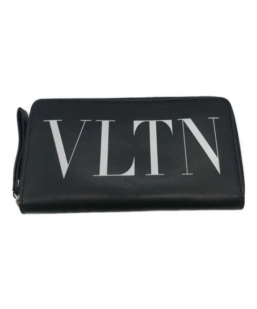 VALENTINO（ヴァレンティノ）VALENTINO (ヴァレンティノ) Continental VLTN wallet ブラックの古着・服飾アイテム