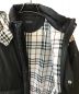 中古・古着 BURBERRY BLACK LABEL (バーバリーブラックレーベル) フォックスファーフーデッドダウンコート ブラック サイズ:M：34800円