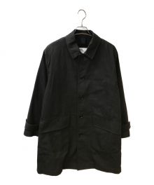 MHL（エムエイチエル）の古着「PROOFED COTTON NYLON TWILL COAT 」｜ブラック