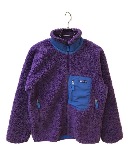 Patagonia（パタゴニア）Patagonia (パタゴニア) CLASSIC RETRO-X JACKET ネイビー×パープル サイズ:Mの古着・服飾アイテム