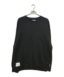 WTAPS（ダブルタップス）の古着「All 01 Cotton Sign Crewneck」｜ブラック